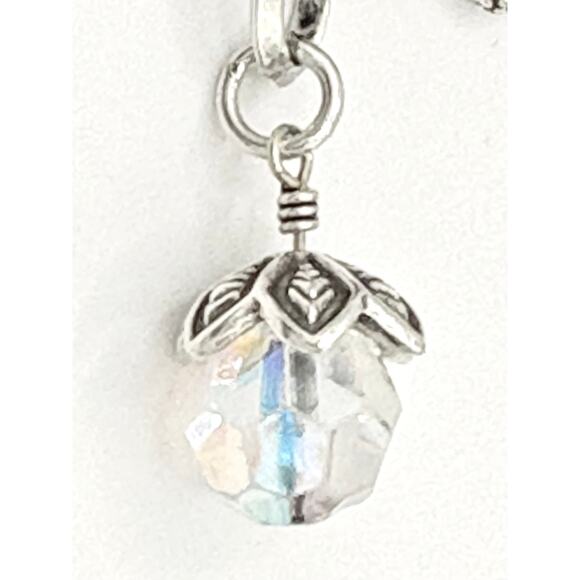 Brighton “Let It Snow” Charm Bracelet - Silver Enamel Crystal - Rare Collectible - Picture 12 of 14